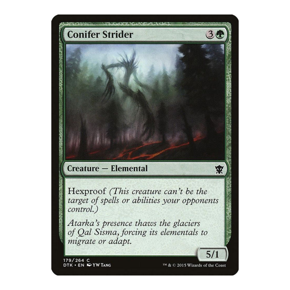 2015 Magic: The Gathering: Dragons of Tarkir (DTK) - Conifer Strider (#179, Common) (, Near Mint)