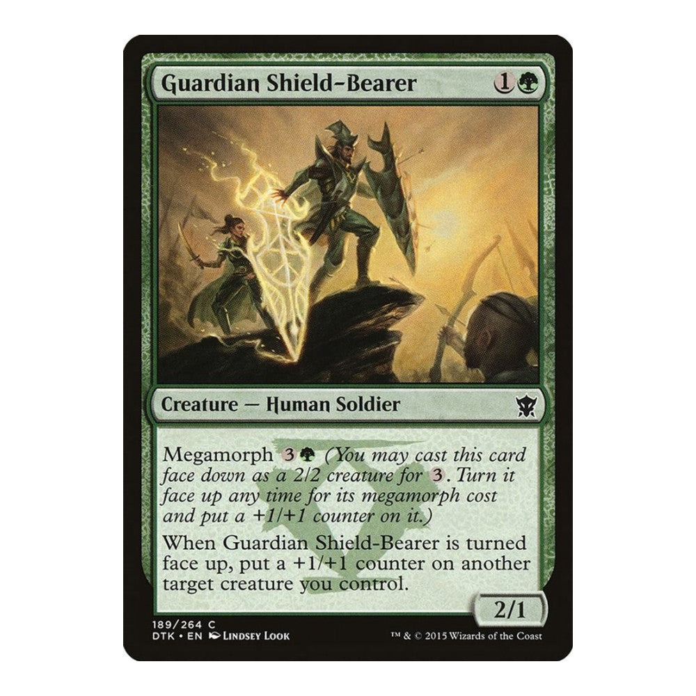 2015 Magic: The Gathering: Dragons of Tarkir (DTK) - Guardian Shield Bearer (#189, Common) (, Near Mint)