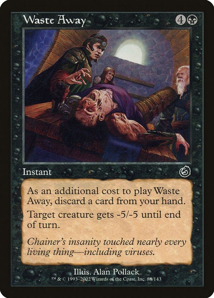 2002 Magic: The Gathering: Torment (TOR) - Waste Away (#88, Common) (, Near Mint)