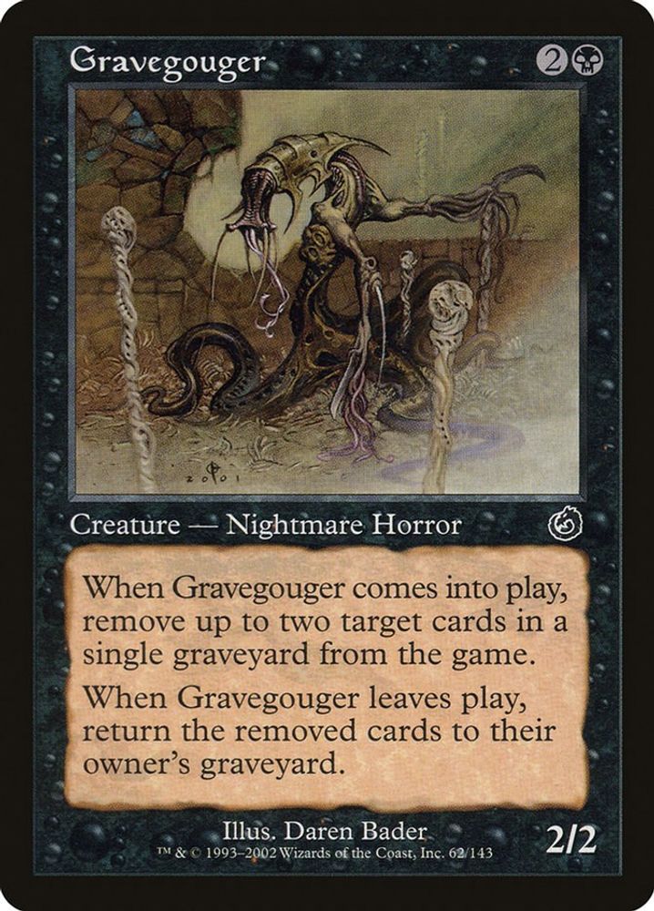 2002 Magic: The Gathering: Torment (TOR) - Gravegouger (#62, Common) (, Near Mint)