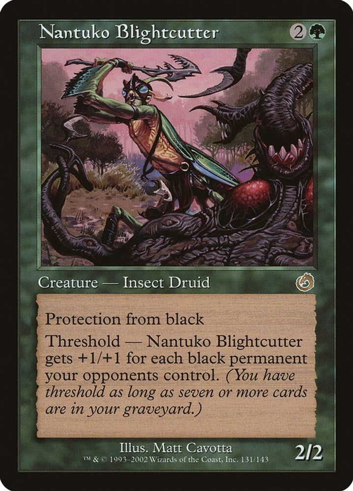 2002 Magic: The Gathering: Torment (TOR) - Nantuko Blightcutter (#131, Rare) (, Near Mint)