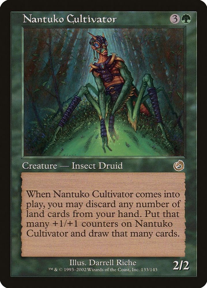 2002 Magic: The Gathering: Torment (TOR) - Nantuko Cultivator (#133, Rare) (, Near Mint)