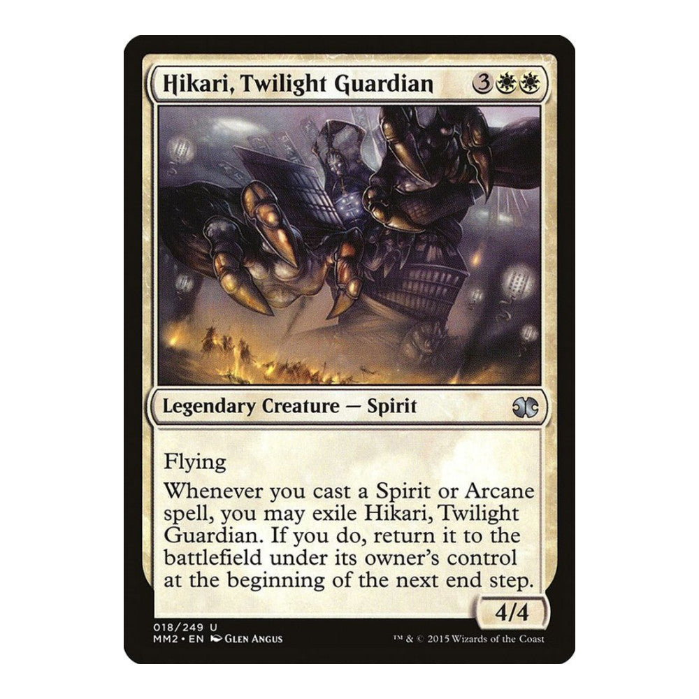 2015 Magic: The Gathering: Modern Masters 2015 (MM2) - Hikari Twilight Guardian (#18, Uncommon) (, Near Mint)