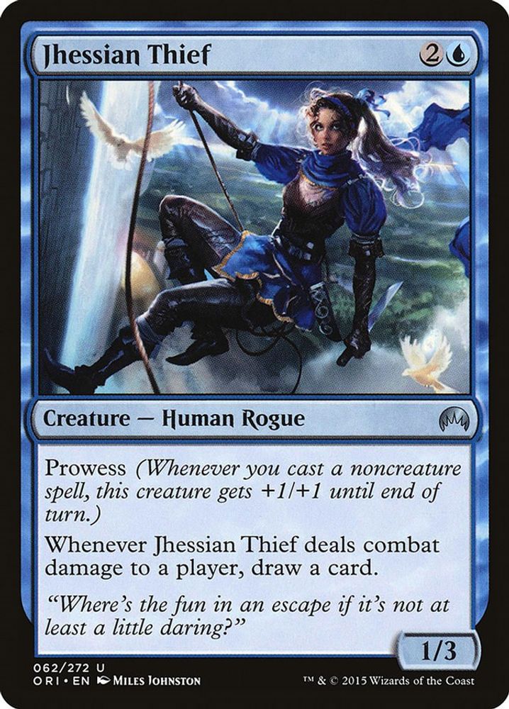 2015 Magic: The Gathering: Magic Origins (ORI) - Jhessian Thief (#62, Uncommon) (, Near Mint)