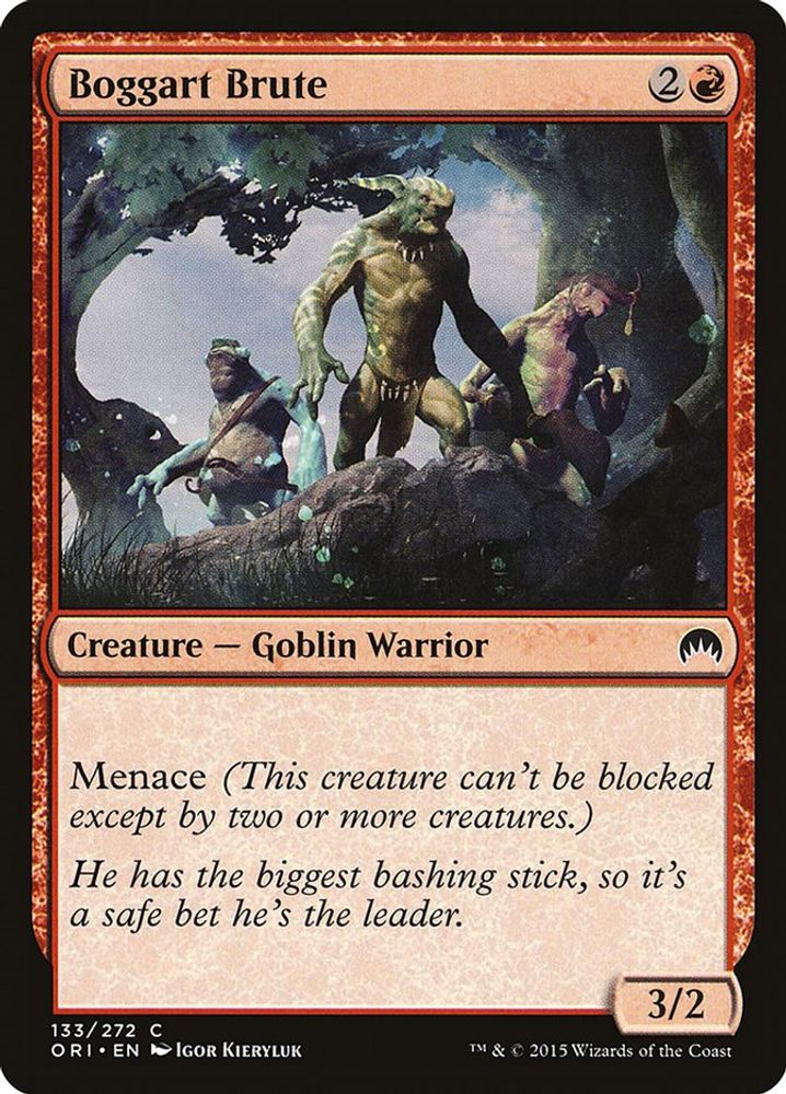 2015 Magic: The Gathering: Magic Origins (ORI) - Boggart Brute (#133, Common) (, Near Mint)