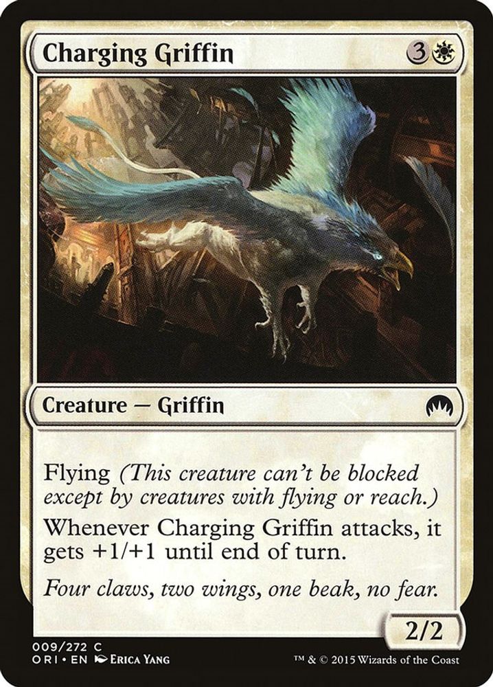 2015 Magic: The Gathering: Magic Origins (ORI) - Charging Griffin (#9, Common) (, Near Mint)