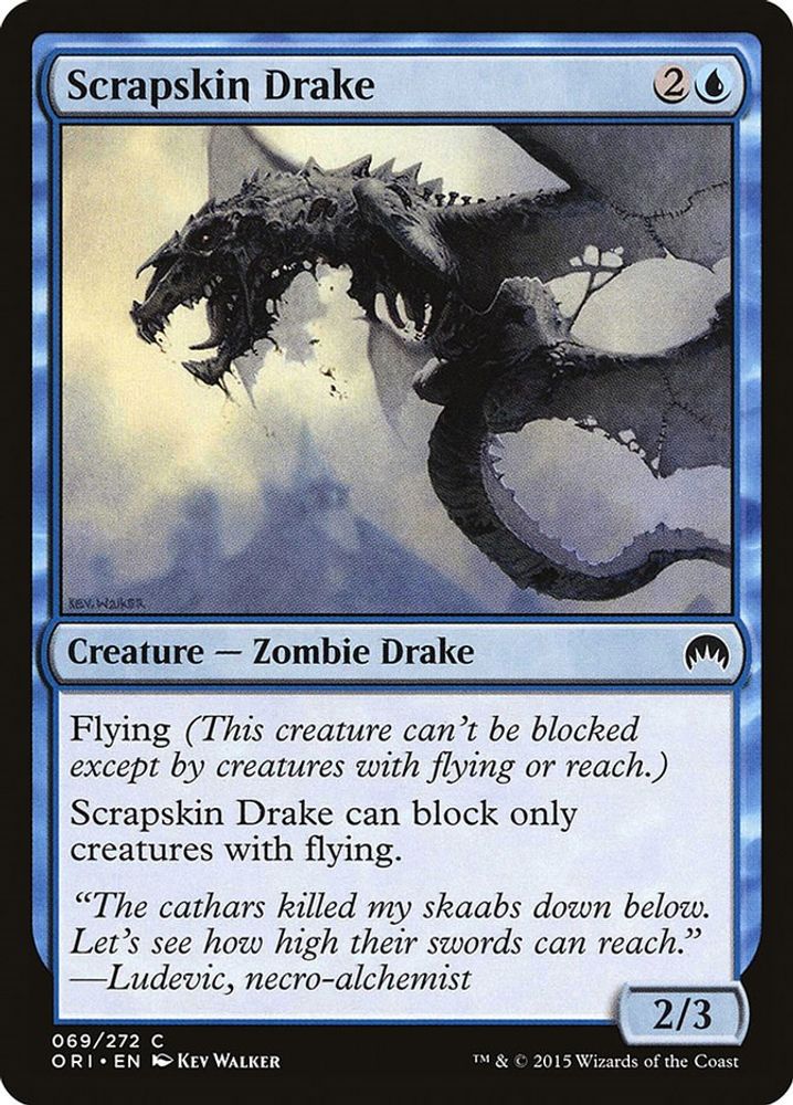 2015 Magic: The Gathering: Magic Origins (ORI) - Scrapskin Drake (#69, Common) (, Near Mint)