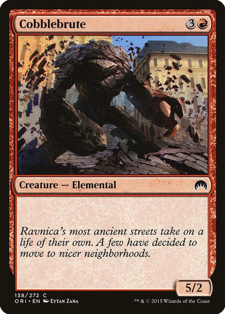2015 Magic: The Gathering: Magic Origins (ORI) - Cobblebrute (#138, Common) (, Near Mint)