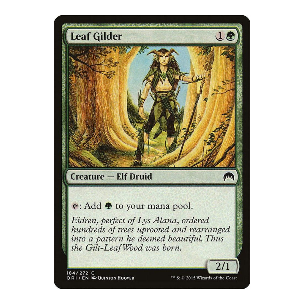 2015 Magic: The Gathering: Magic Origins (ORI) - Leaf Gilder (#184, Common) (, Near Mint)
