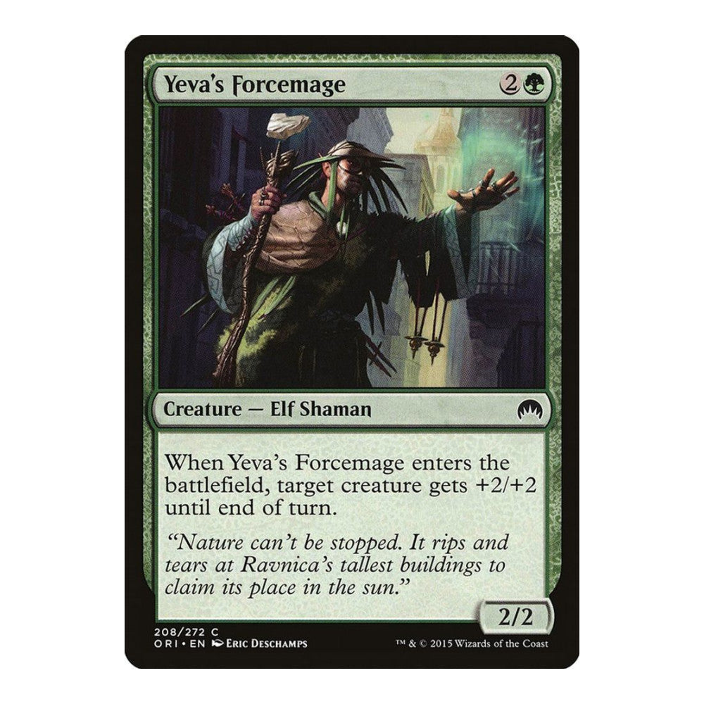 2015 Magic: The Gathering: Magic Origins (ORI) - Yevas Forcemage (#208, Common) (, Near Mint)