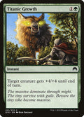 2015 Magic: The Gathering: Magic Origins (ORI) - Titanic Growth (#201, Common) (, Near Mint)
