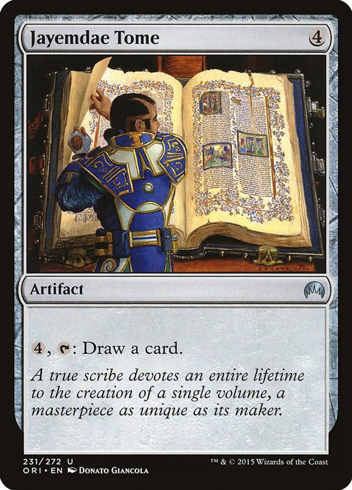 2015 Magic: The Gathering: Magic Origins (ORI) - Jayemdae Tome (#231, Uncommon) (, Near Mint)